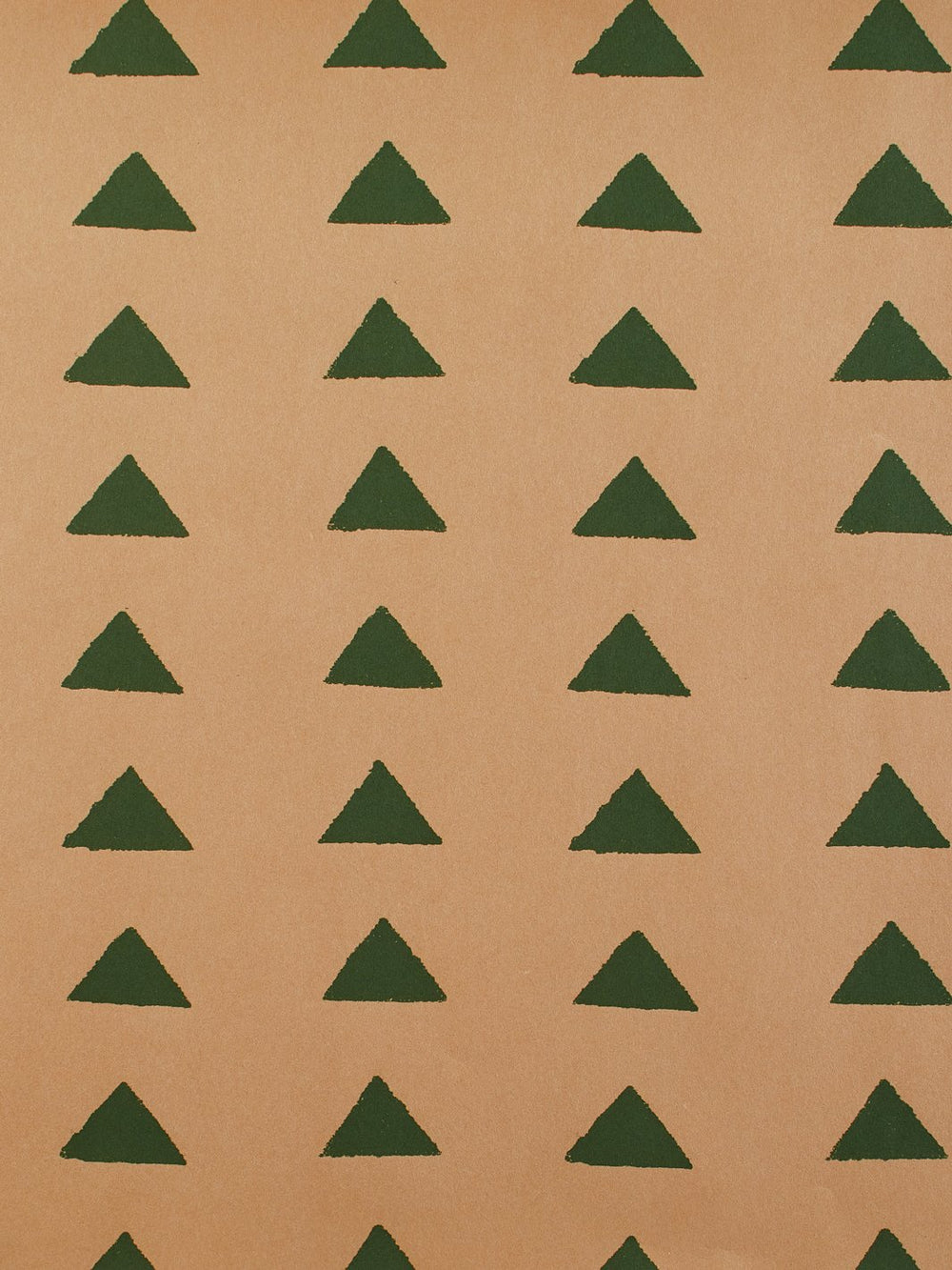 triangles kraft wallpaper by nathan turner green