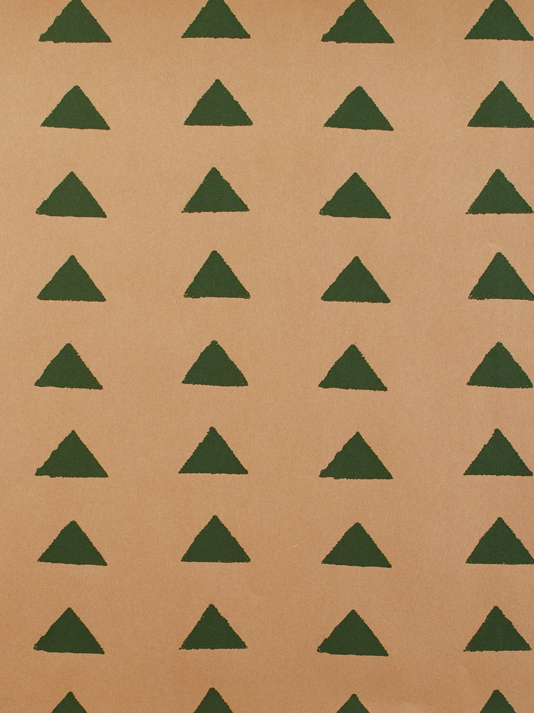 'Triangles' Kraft' Wallpaper by Nathan Turner - Green