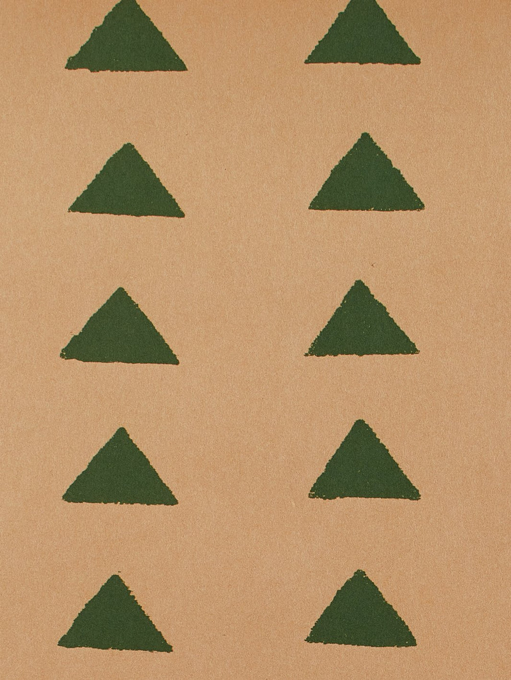 triangles kraft wallpaper by nathan turner green