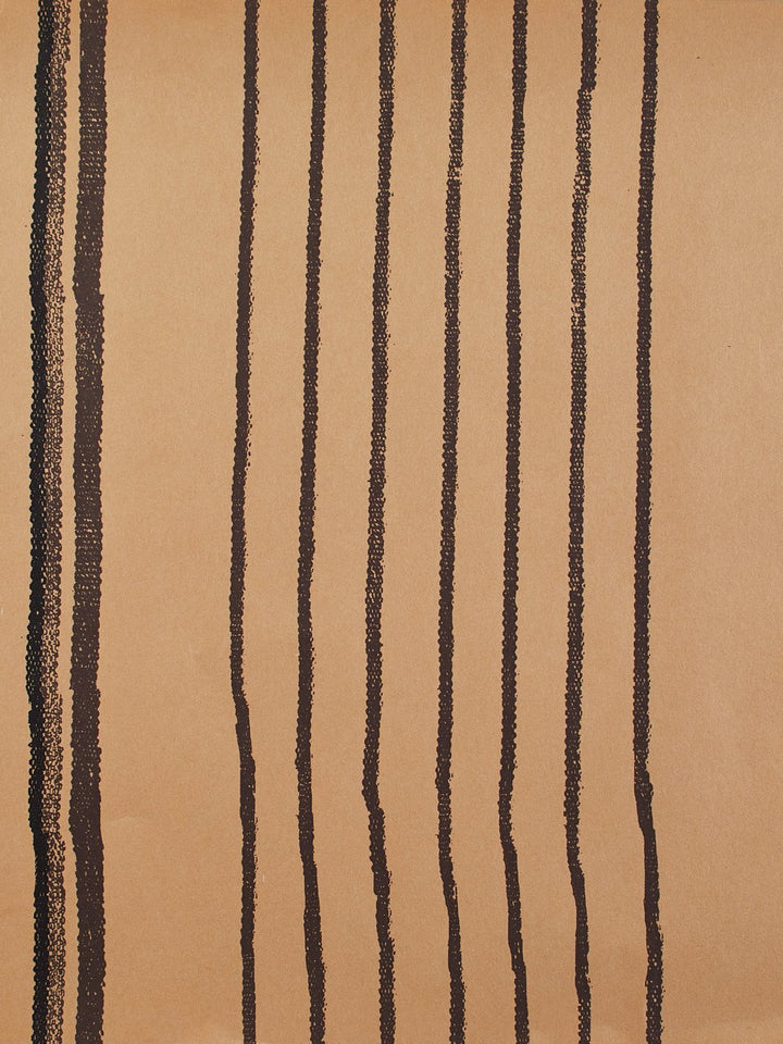 two tone stripe kraft wallpaper by nathan turner black chocolate