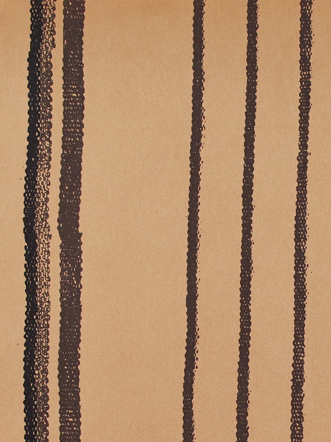 'Two Tone Stripe' Kraft' Wallpaper by Nathan Turner - Black Chocolate