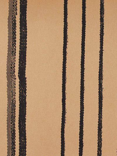 two tone stripe kraft wallpaper by nathan turner black gray