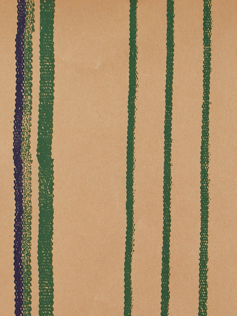 two tone stripe kraft wallpaper by nathan turner green and blue