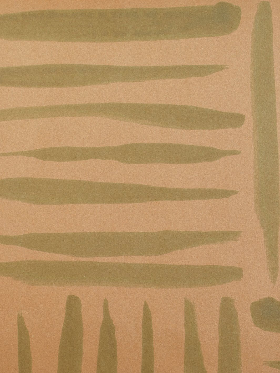 watercolor weave large kraft wallpaper green