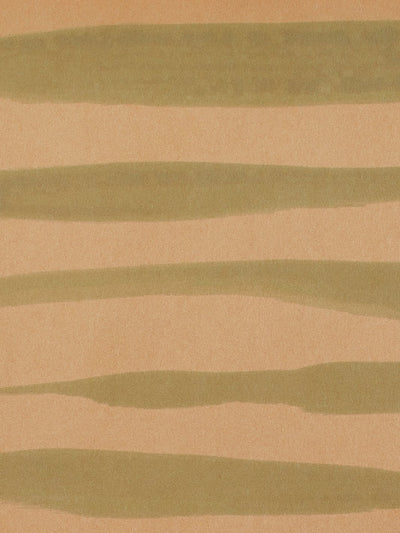 'Watercolor Weave Large' Kraft' Wallpaper by Wallshoppe - Green