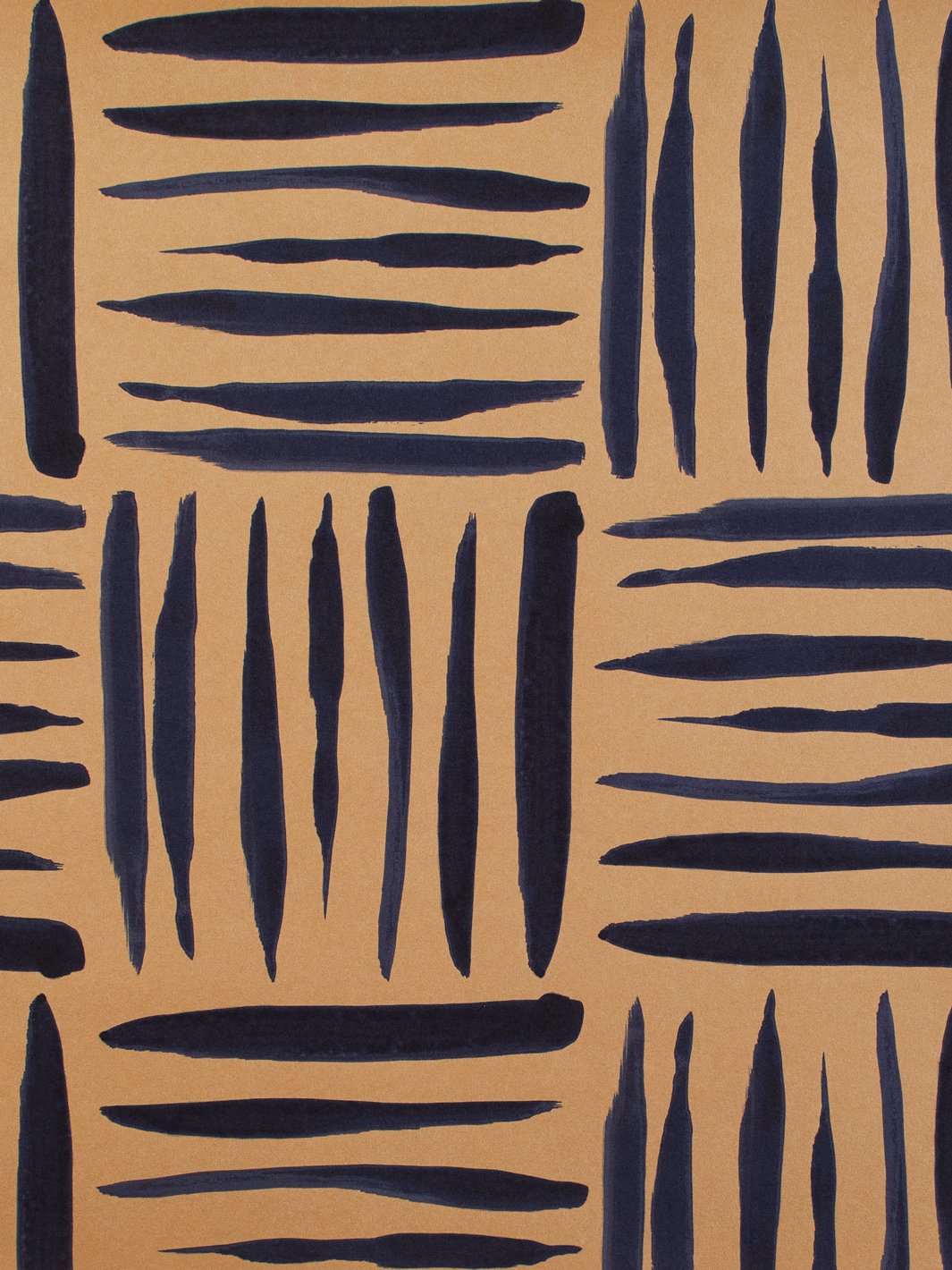 watercolor weave small kraft wallpaper blue