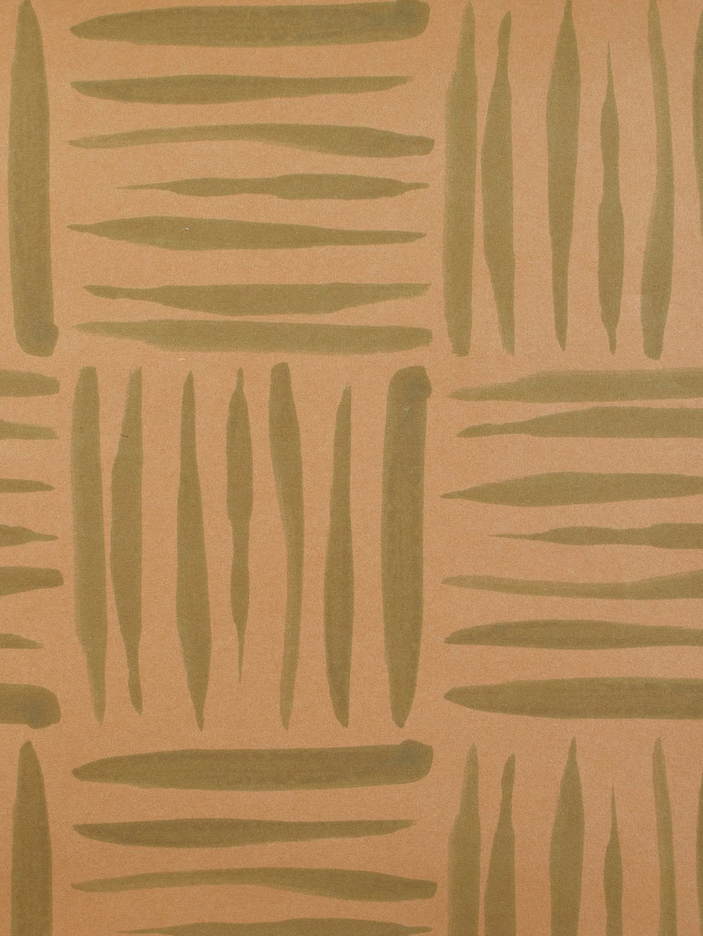 watercolor weave small kraft wallpaper green