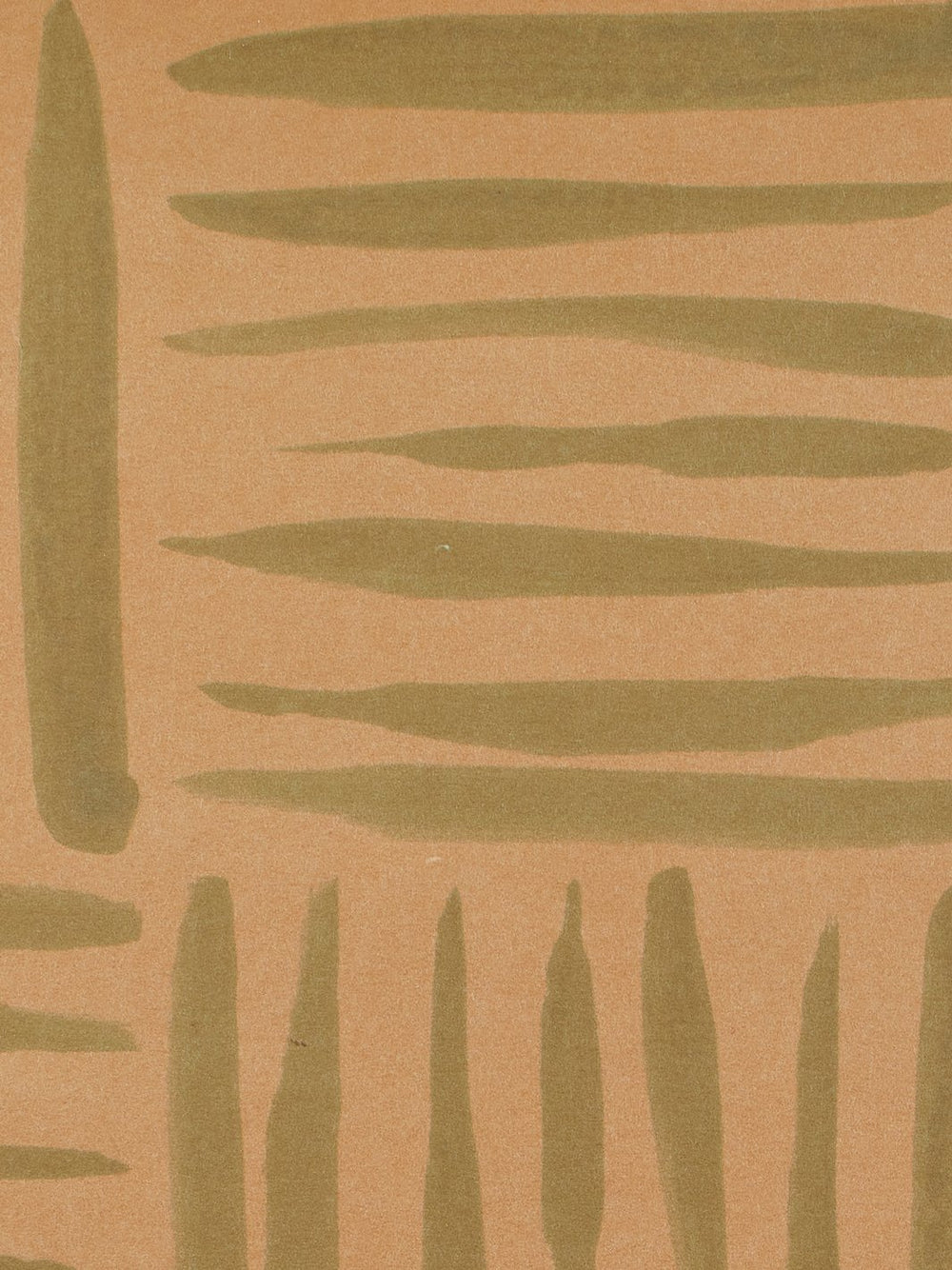 watercolor weave small kraft wallpaper green