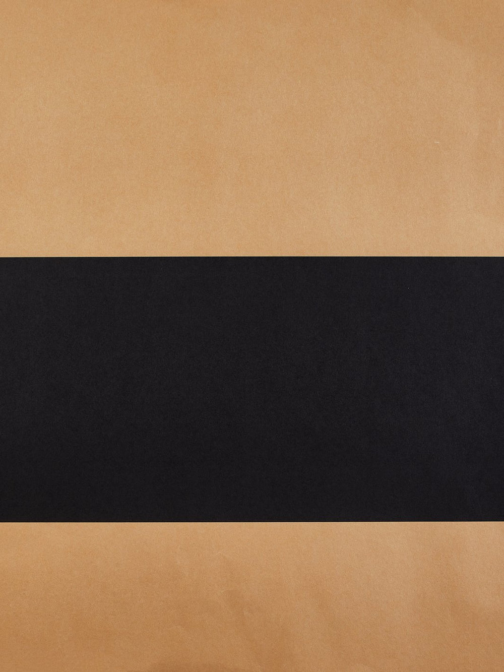 wide stripe kraft wallpaper black