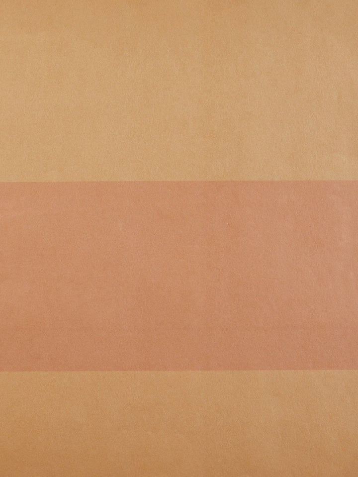 wide stripe kraft wallpaper blush