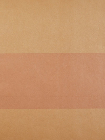 wide stripe kraft wallpaper blush