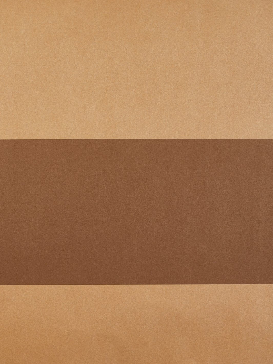 'Wide Stripe' Kraft' Wallpaper by Wallshoppe - Leather