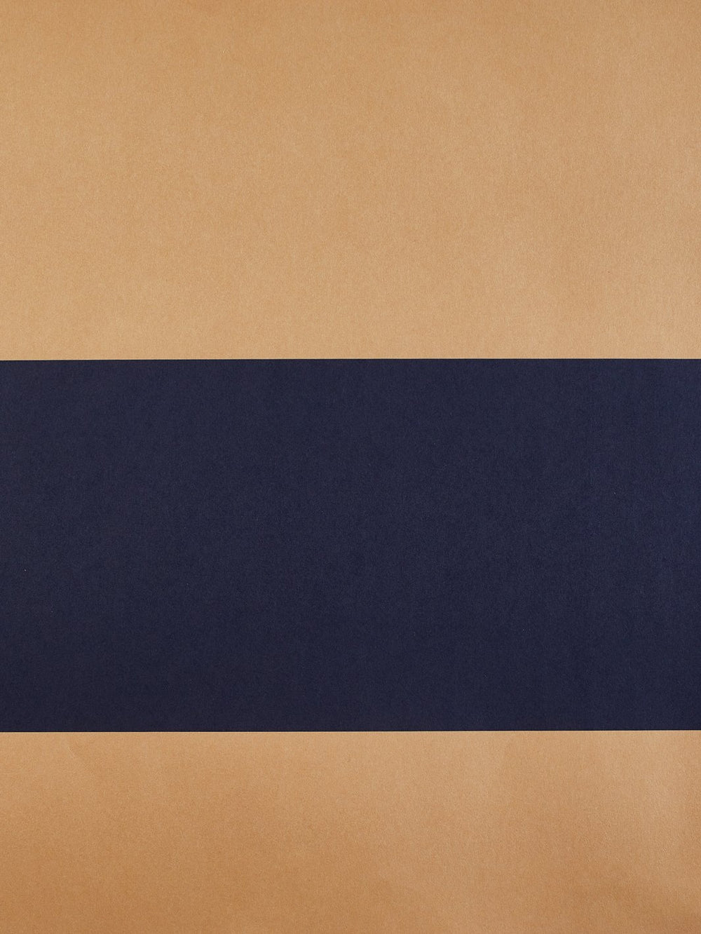 wide stripe kraft wallpaper navy