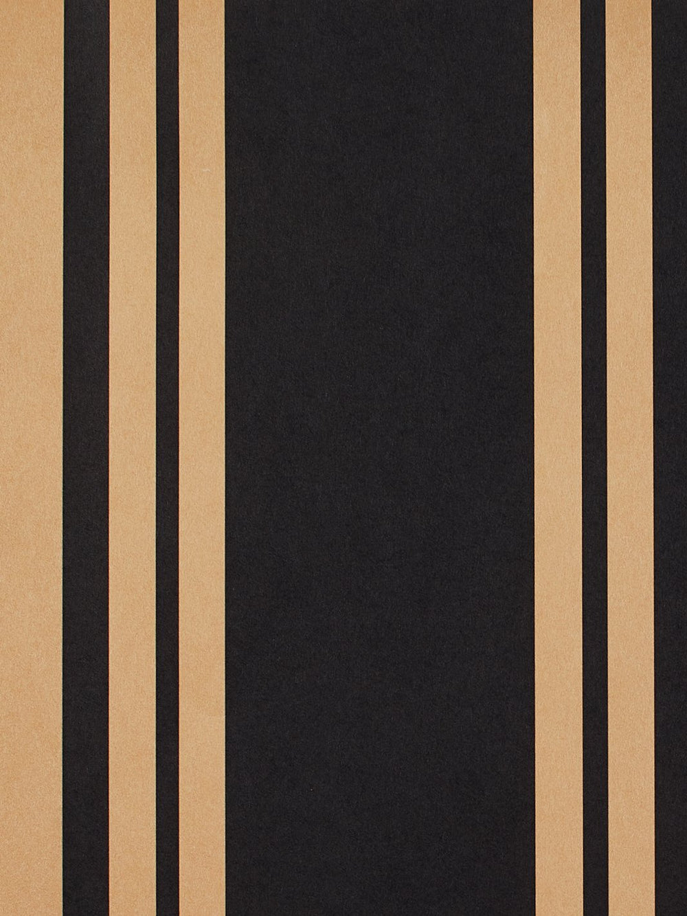 yorkshire stripe kraft wallpaper black