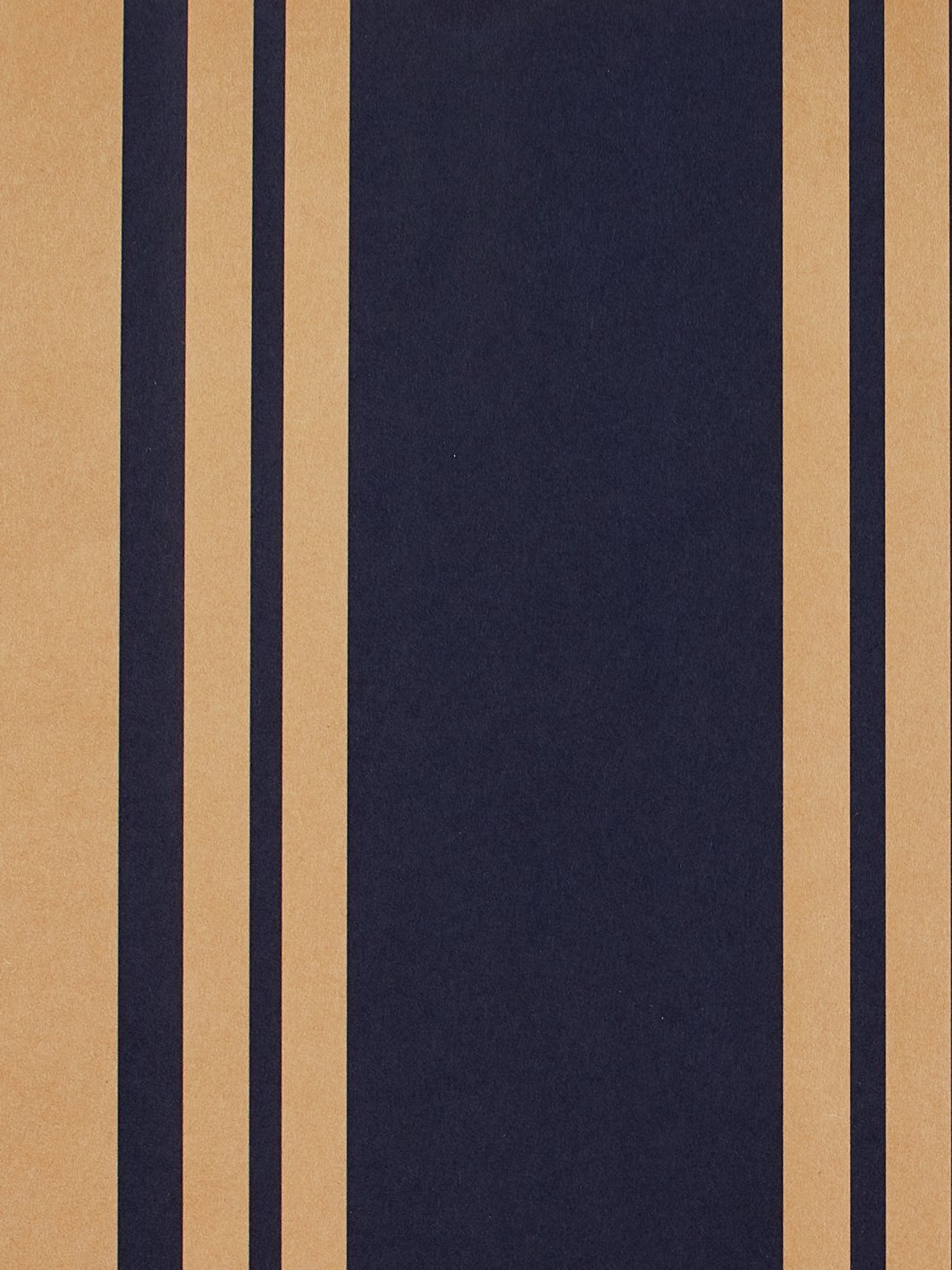 'Yorkshire Stripe' Kraft' Wallpaper by Wallshoppe - Navy