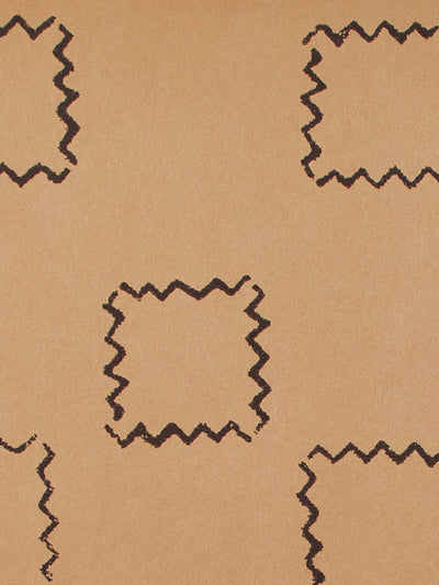 zag squares kraft wallpaper by nathan turner chocolate
