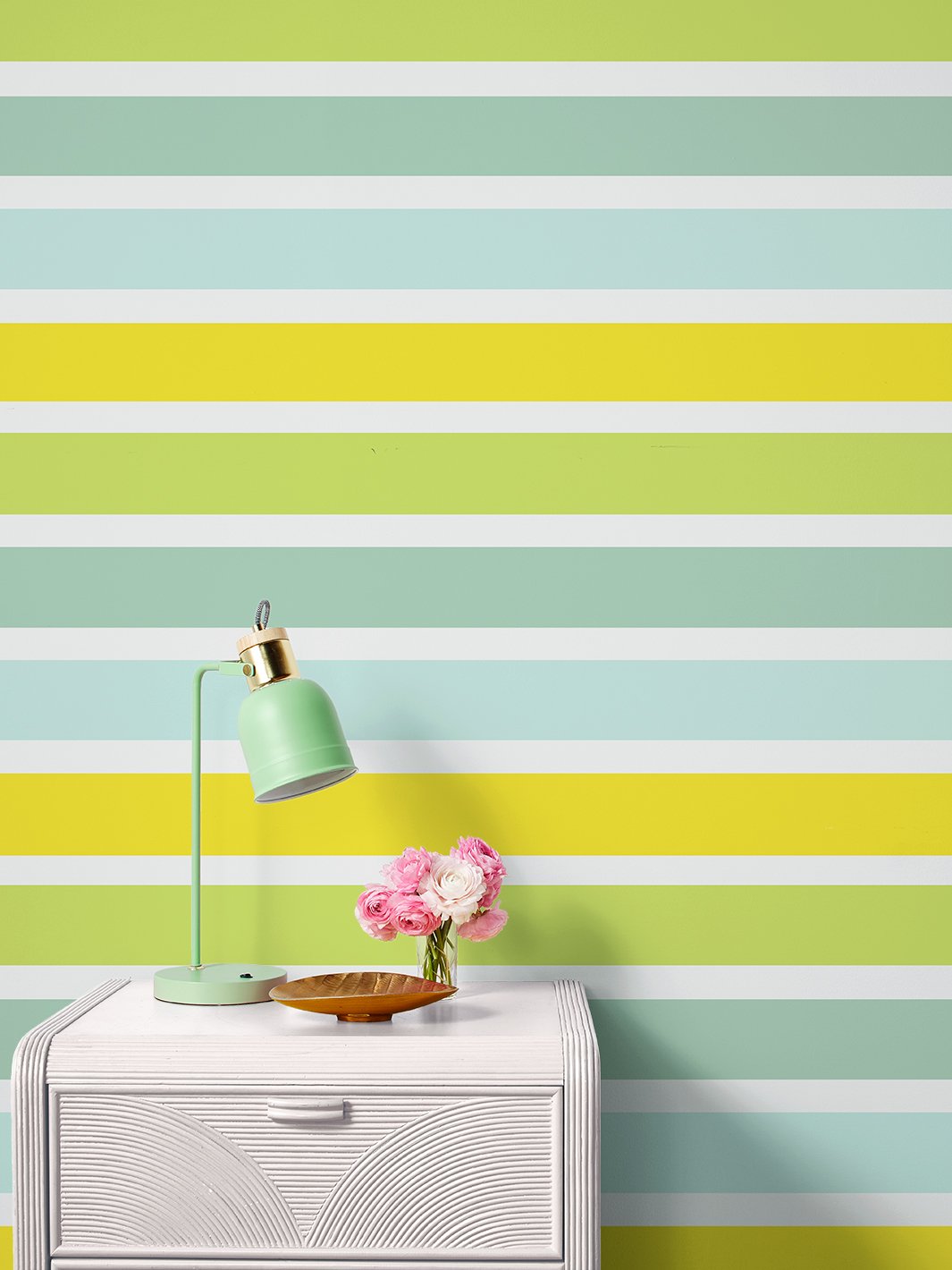 ombre stripe wallpaper by barbie yellow
