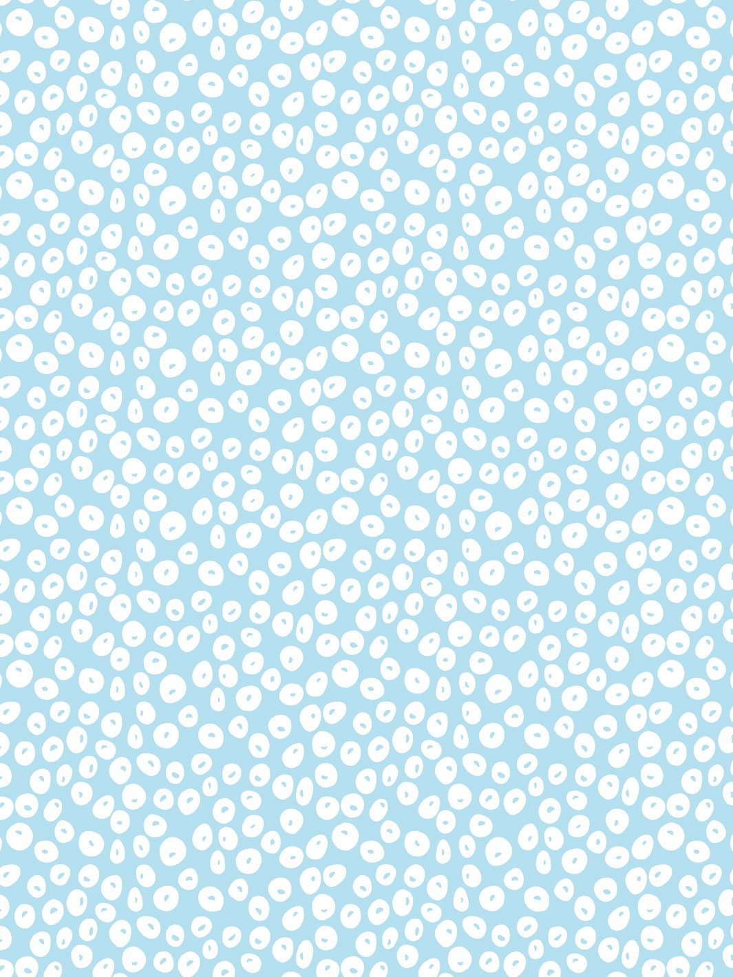 'Parade Dots' Wallpaper by Barbie™ - Baby Blue