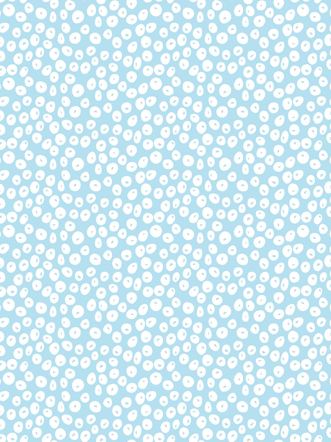 'Parade Dots' Wallpaper by Barbie™ - Baby Blue