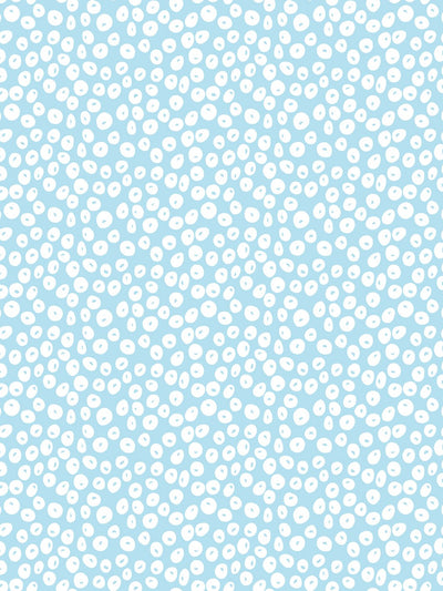'Parade Dots' Wallpaper by Barbie™ - Baby Blue