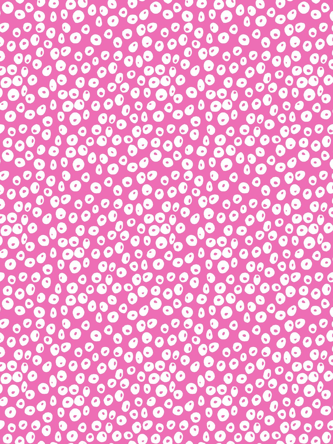 'Parade Dots' Wallpaper by Barbie™ - Berry