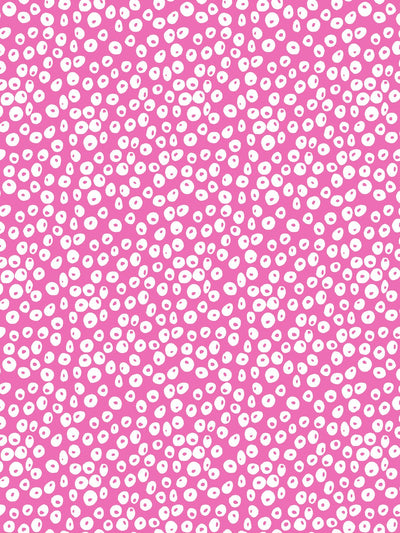 'Parade Dots' Wallpaper by Barbie™ - Berry