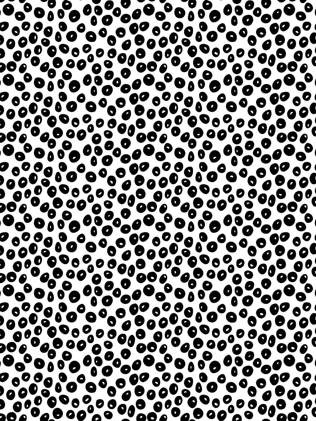 'Parade Dots' Wallpaper by Barbie™ - Black