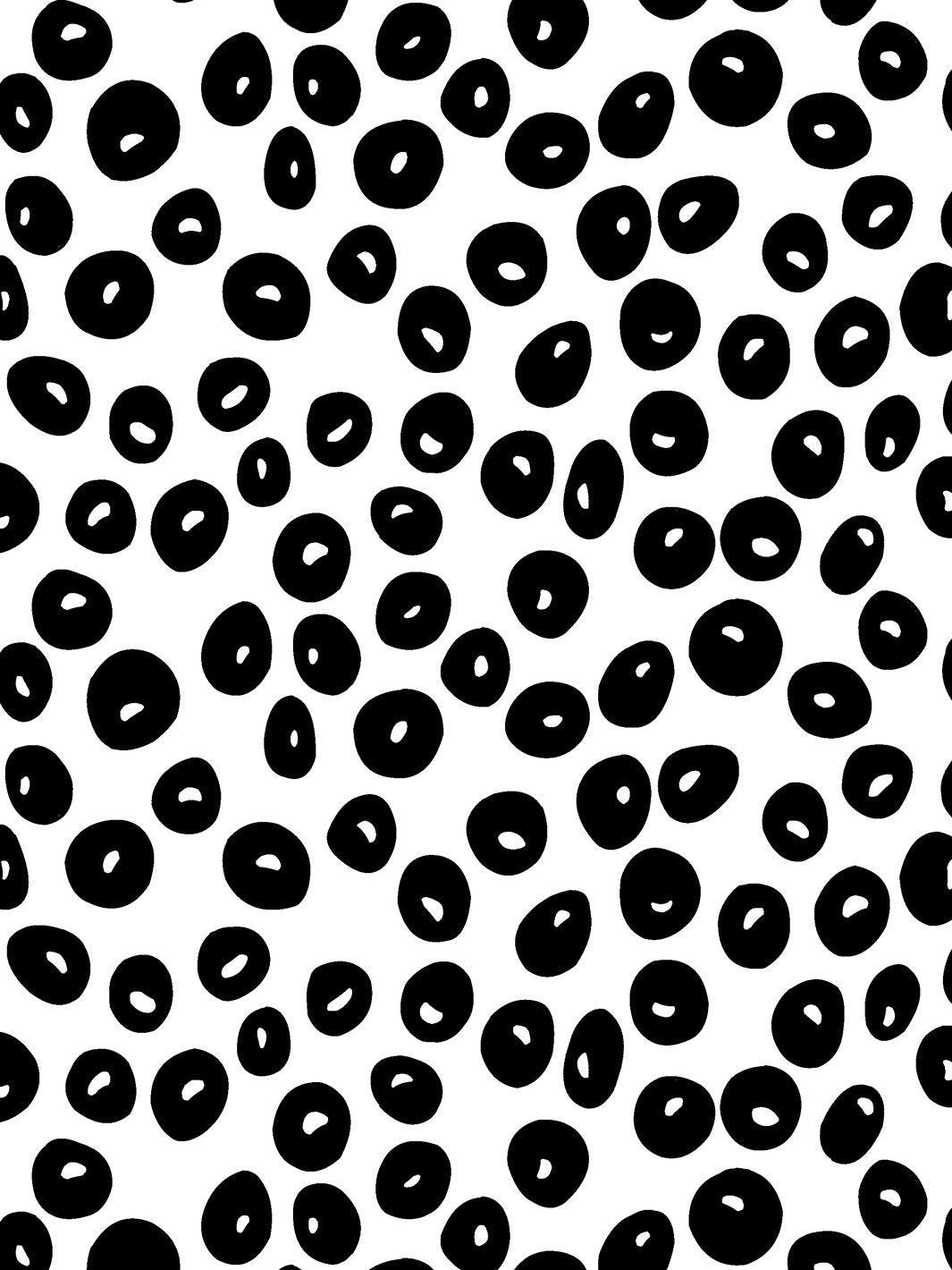 'Parade Dots' Wallpaper by Barbie™ - Black