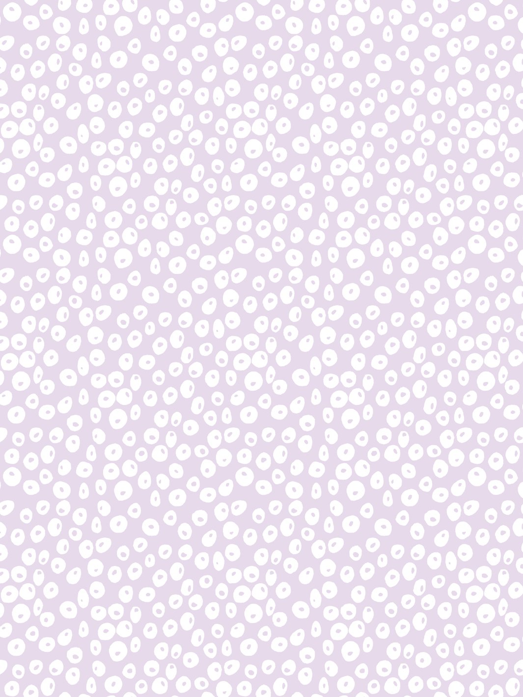 'Parade Dots' Wallpaper by Barbie™ - Lavender