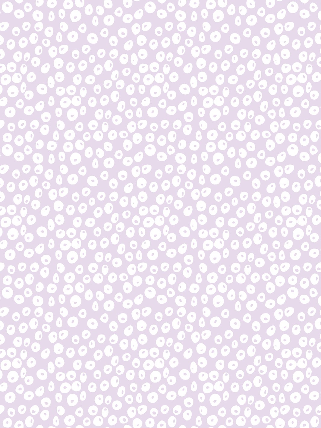 'Parade Dots' Wallpaper by Barbie™ - Lavender