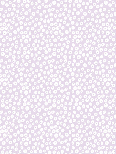 'Parade Dots' Wallpaper by Barbie™ - Lavender