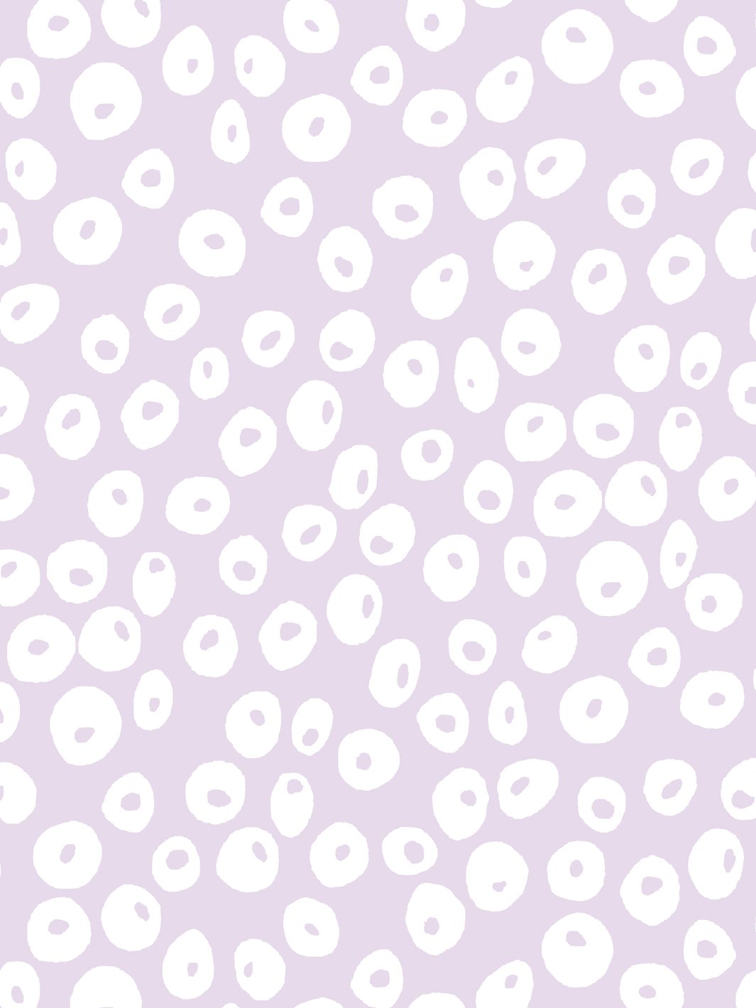 'Parade Dots' Wallpaper by Barbie™ - Lavender