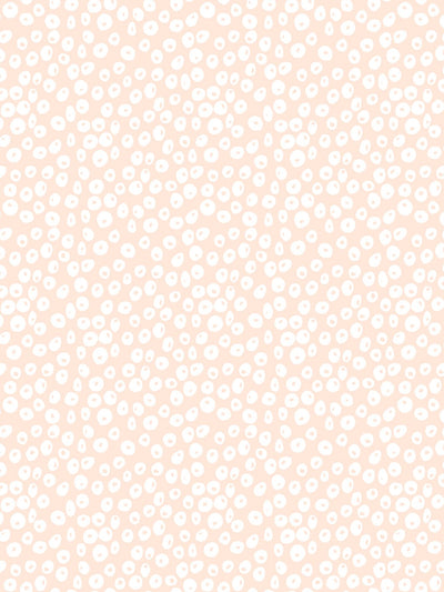 'Parade Dots' Wallpaper by Barbie™ - Peach