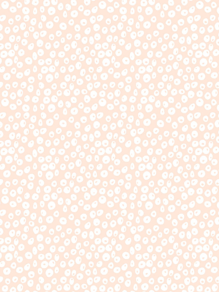 'Parade Dots' Wallpaper by Barbie™ - Peach