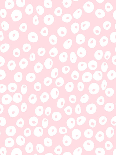 'Parade Dots' Wallpaper by Barbie™ - Pink
