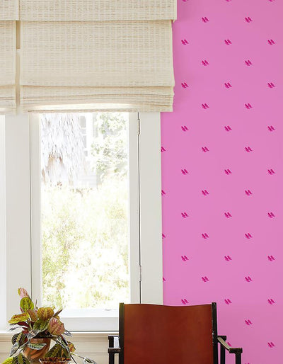 'Pink Pumps' Wallpaper by Barbie™ - Hot Pink