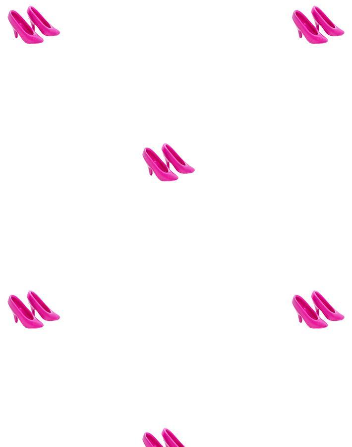 pink-pumps-wallpaper-by-barbie-white