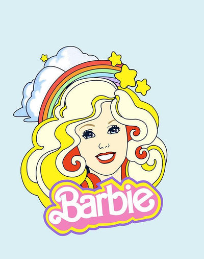 'Rainbow Barbie™' Wallpaper by Barbie™ - Blue