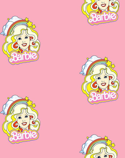 'Rainbow Barbie™' Wallpaper by Barbie™ - Bubblegum