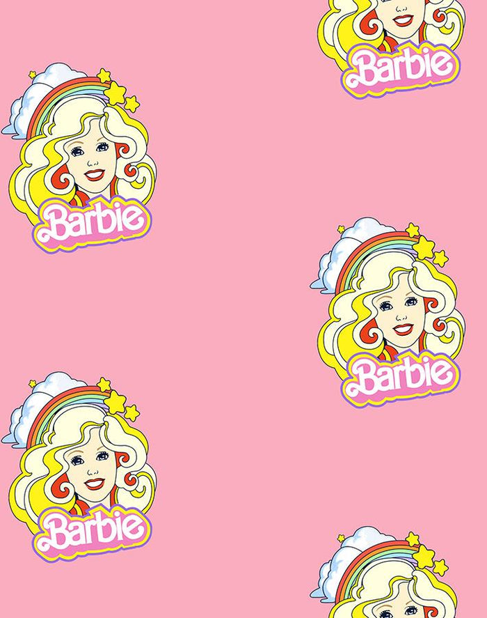 'Rainbow Barbie™' Wallpaper by Barbie™ - Bubblegum