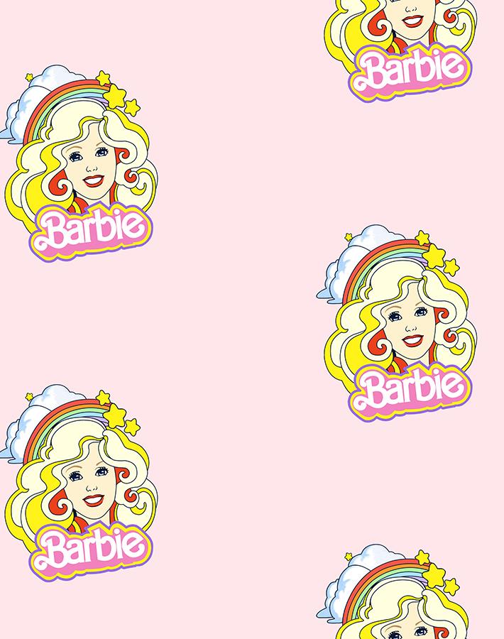 rainbow barbie wallpaper by barbie pink