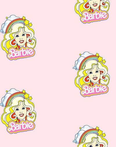 rainbow barbie wallpaper by barbie pink