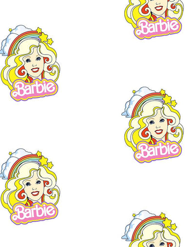 rainbow barbie wallpaper by barbie white