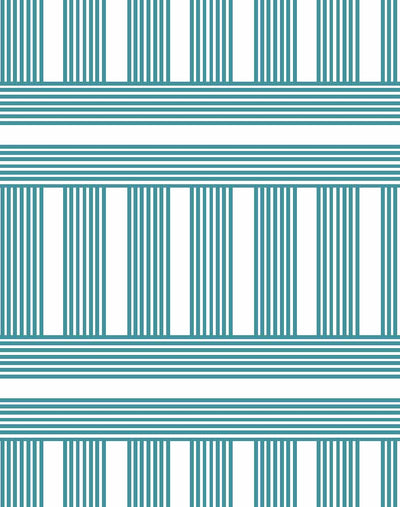 roman holiday grid wallpaper by barbie teal