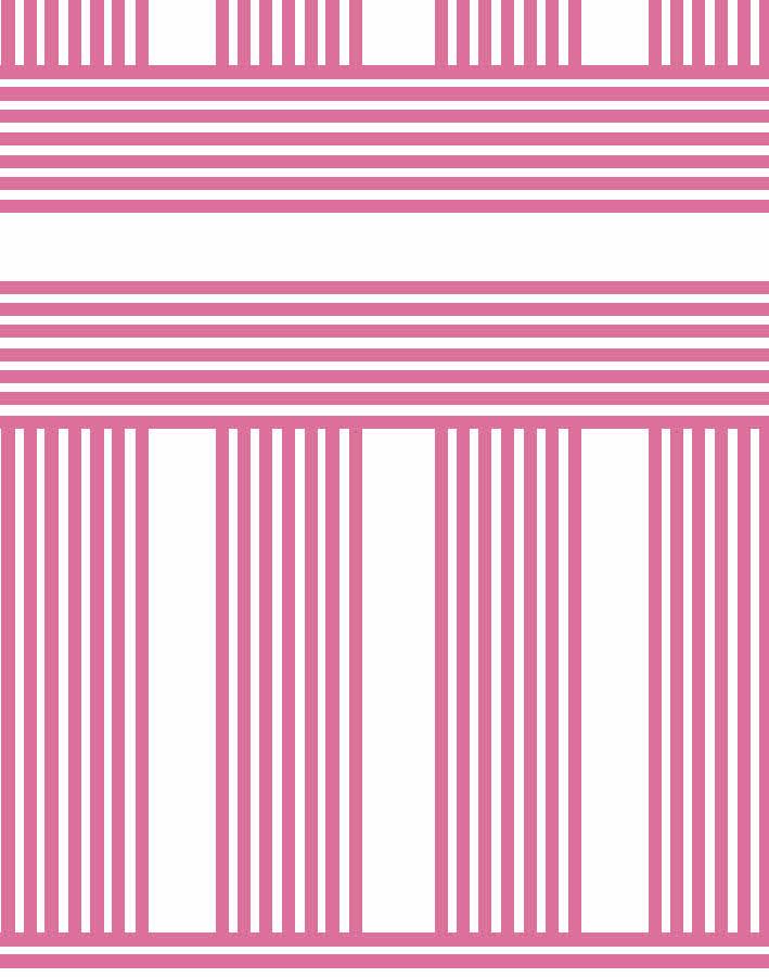 'Roman Holiday Grid' Wallpaper by Barbie™ - Berry