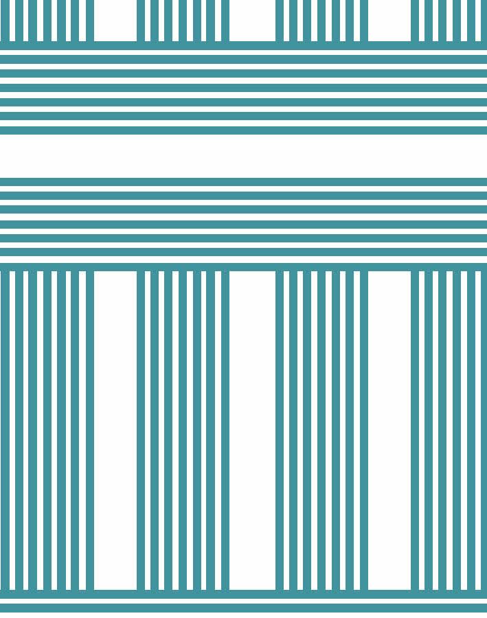 'Roman Holiday Grid' Wallpaper by Barbie™ - Teal
