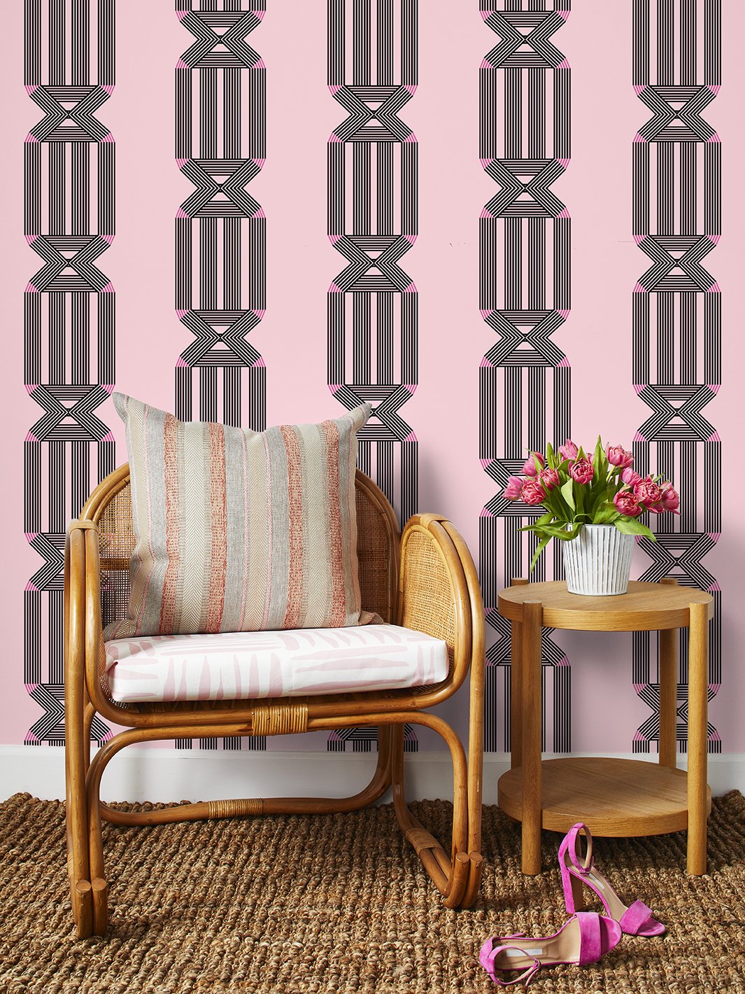 roman holiday key wallpaper by barbie pink