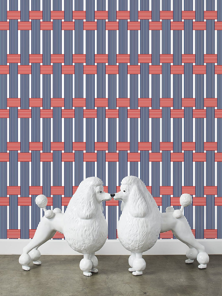 roman-holiday-woven-wallpaper-by-barbie-navy-red