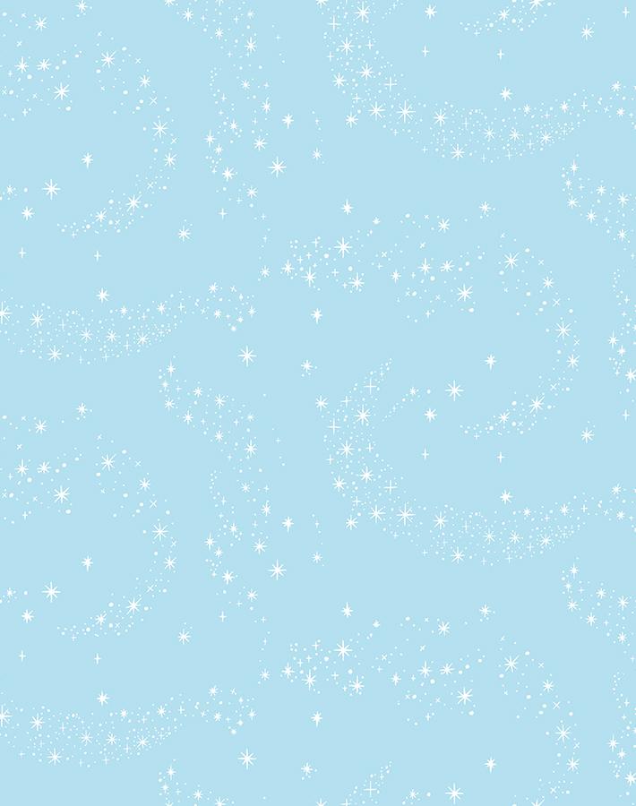 'Stardust' Wallpaper by Barbie™ - Baby Blue