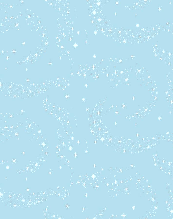 'Stardust' Wallpaper by Barbie™ - Baby Blue